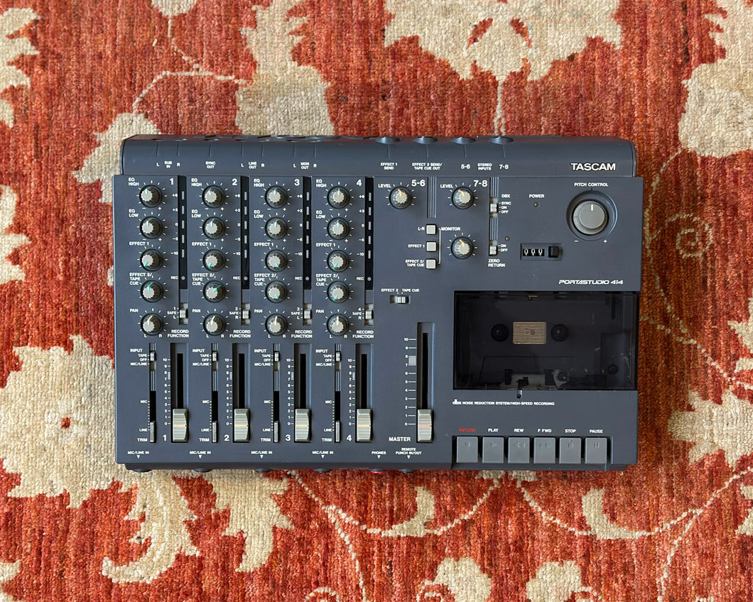 TASCAM Portastudio 414 Portable Cassette 4-Track Recorder