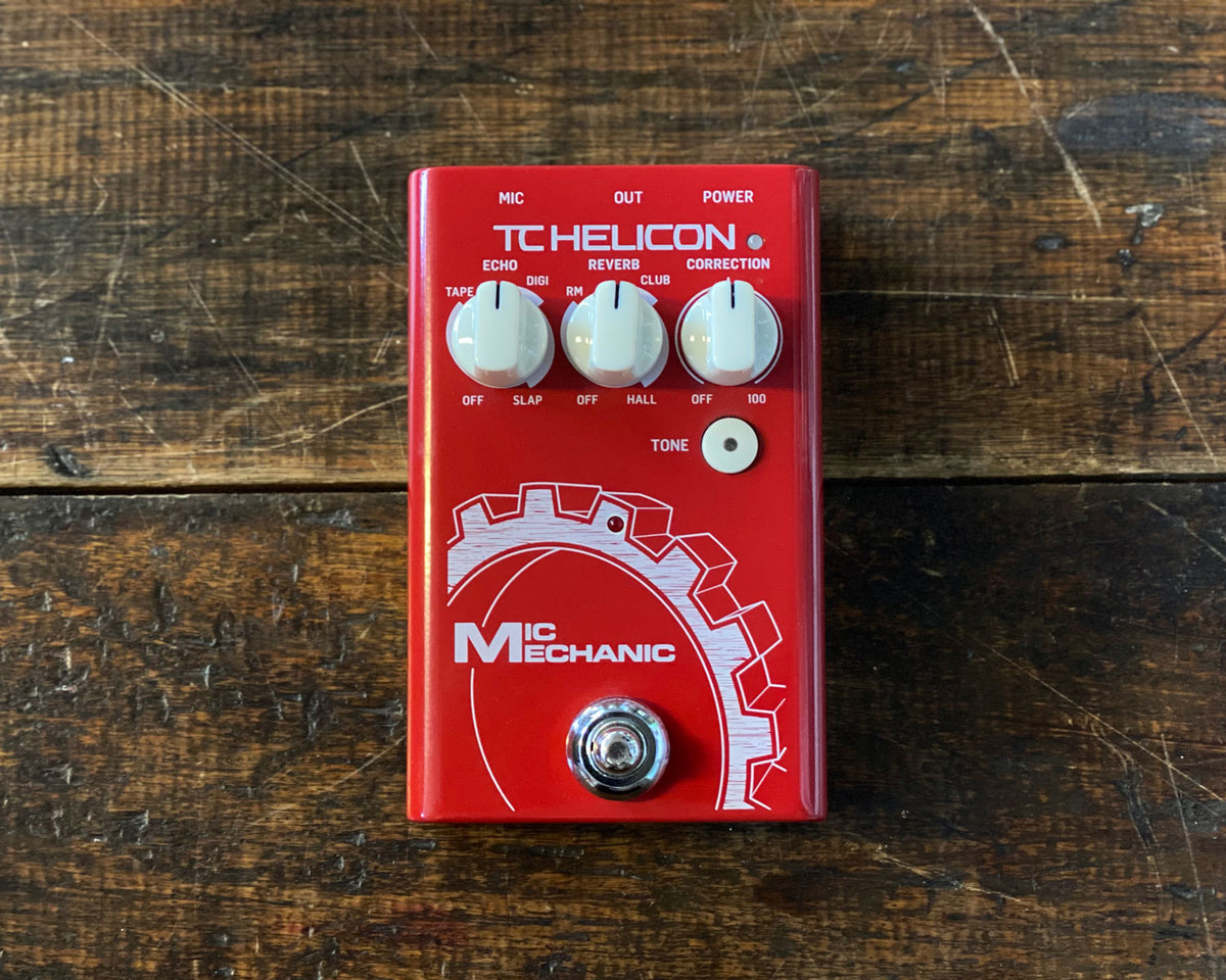 Tc helicon mic mechanic found sound