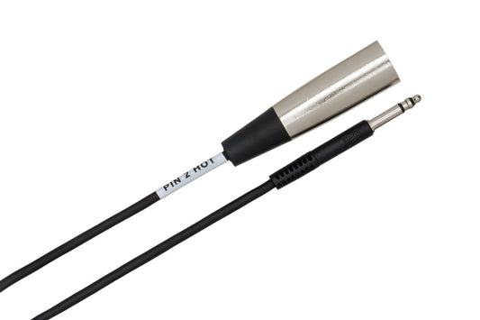 Hosa Technology TTX-103M Balanced Interconnect TT TRS to XLR3M