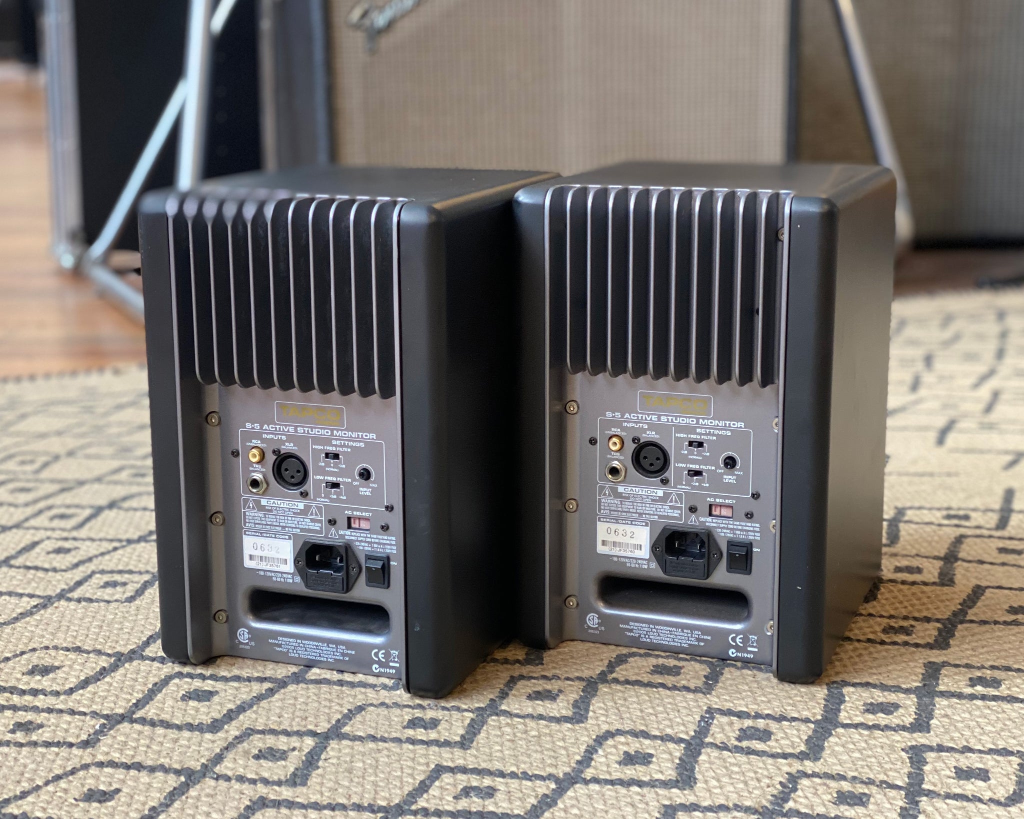 Monitor Speakers Tapco S5 Studio Monitors TAPCO BY MACKIE パワード