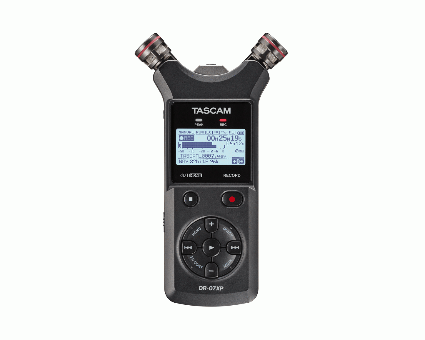 Tascam DR-07XP 2-Channel 32-Bit Float Handheld Recorder
