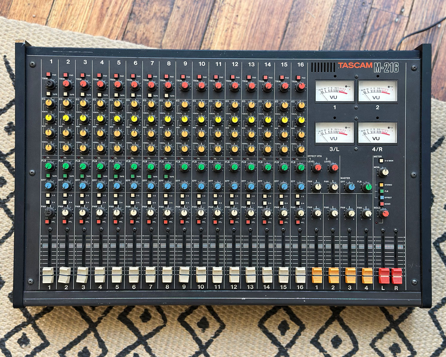 TASCAM M-216 Mixing Console – Found Sound