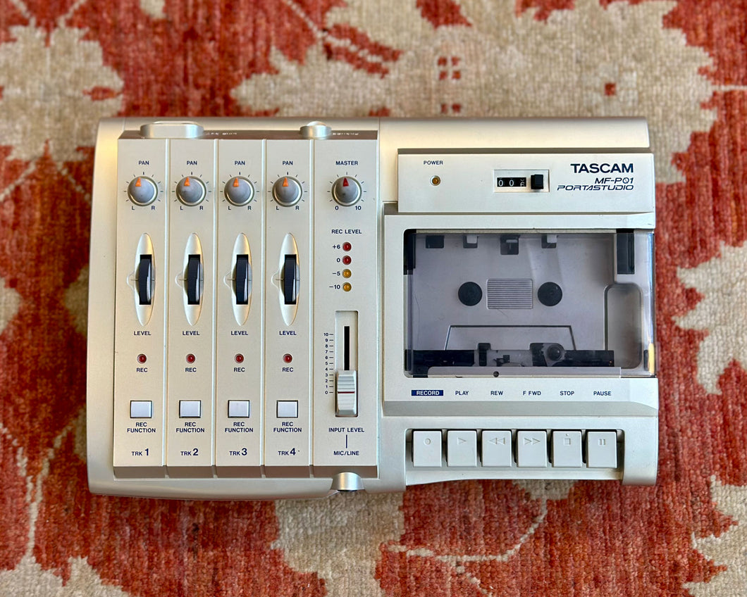 Tascam MF-P01 Portastudio 4-Track Multitrack Cassette Recorder MFP01 & Adapter orders