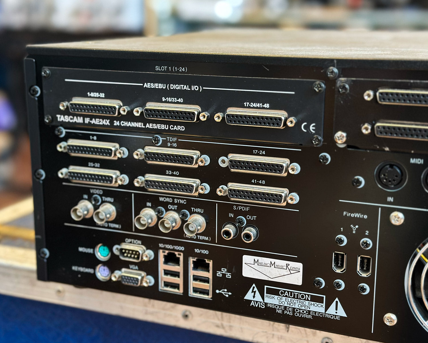 Tascam X-48 48-Track Hard Disk Workstation – Found Sound