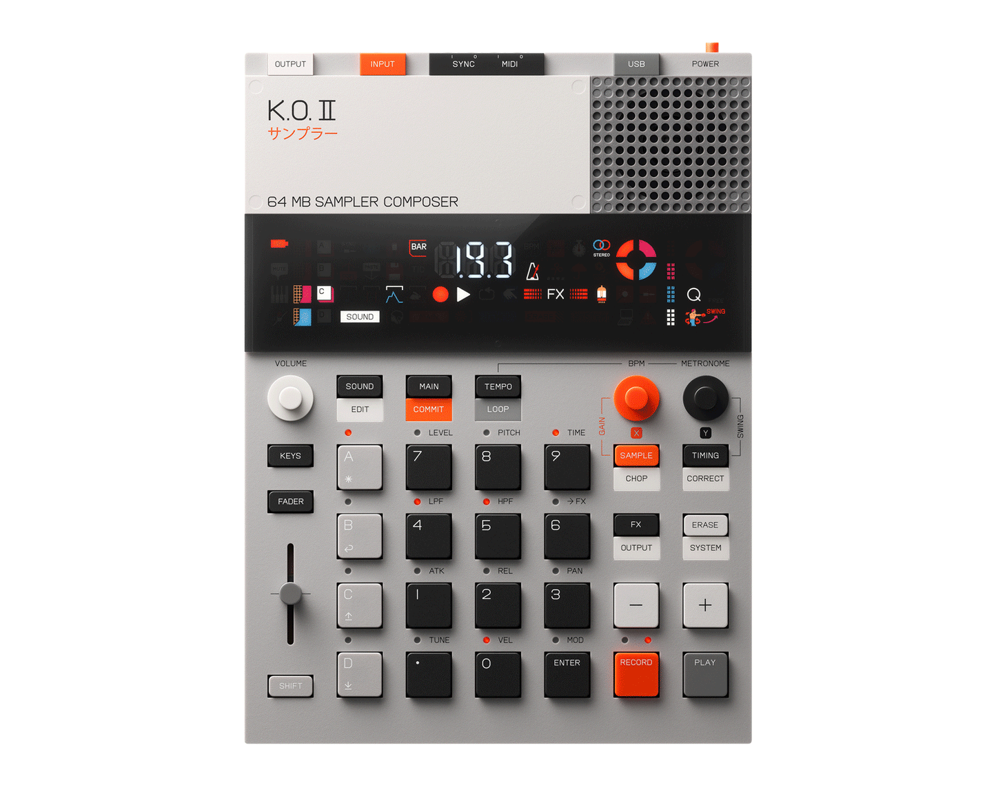 Teenage Engineering EP-133 K.O. II Sampler Sequencer Composer