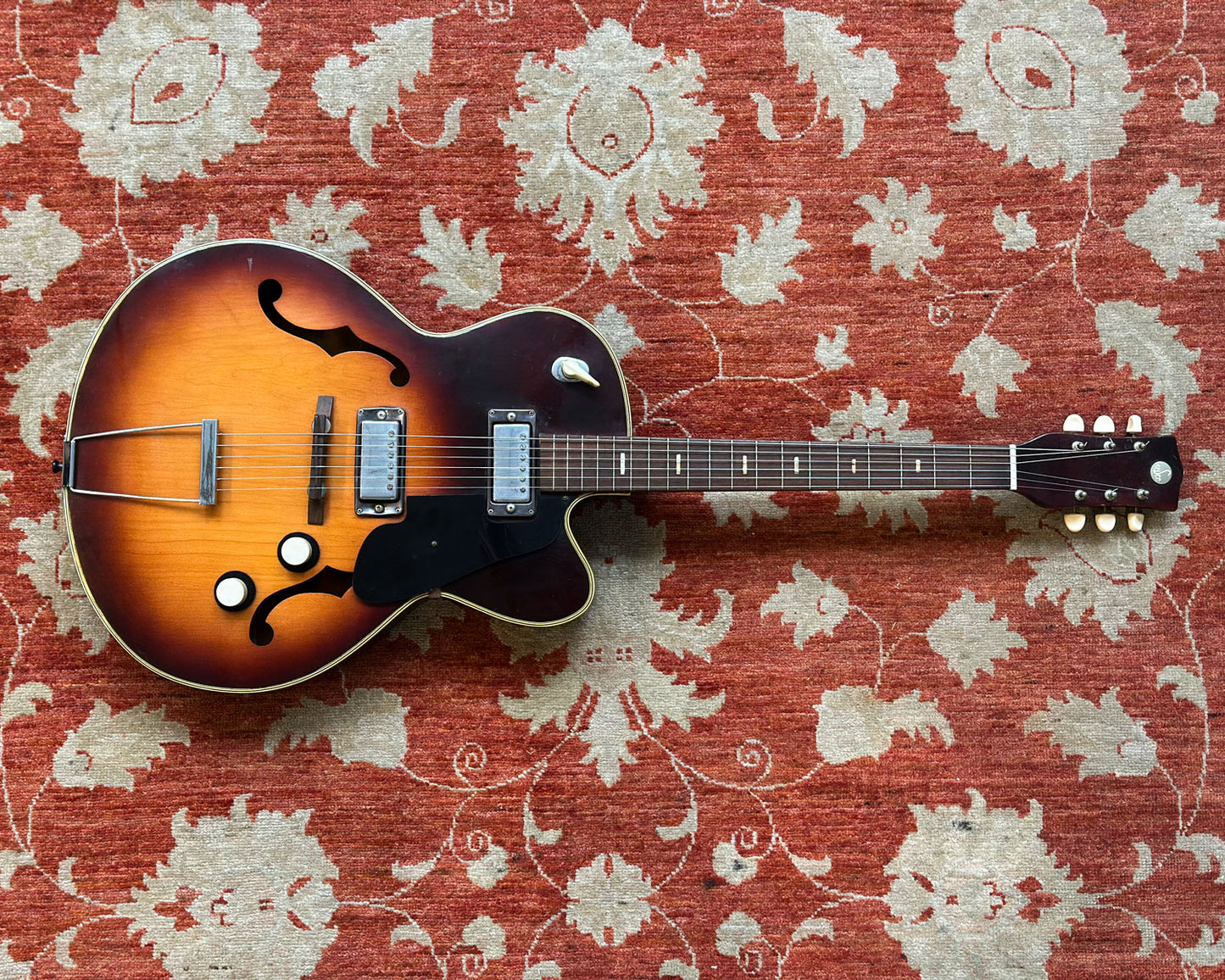 1960s Teisco Model 54 Hollowbody Guitar