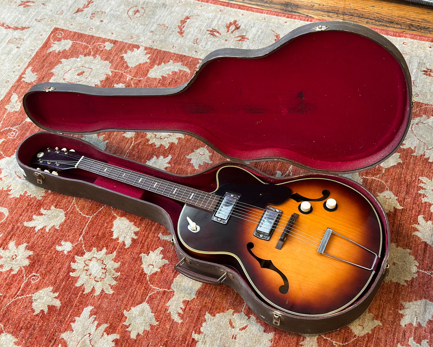 1960s Teisco Model 54 Hollowbody Guitar