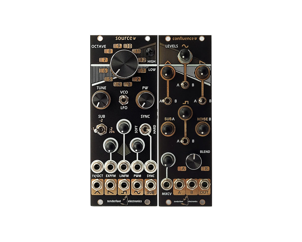 Tenderfoot Source & Confluence Eurorack Oscillator Module (and expander)