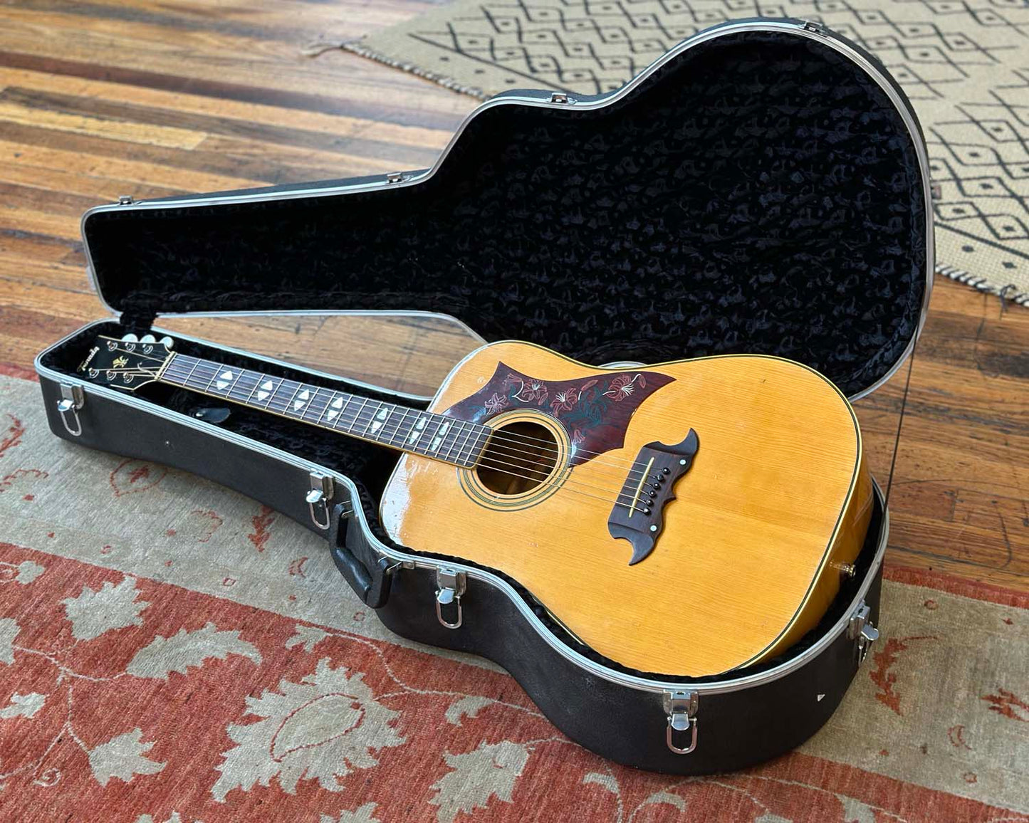 Terada GU 3563 Acoustic Electric Guitar w/ Piezo Pickup