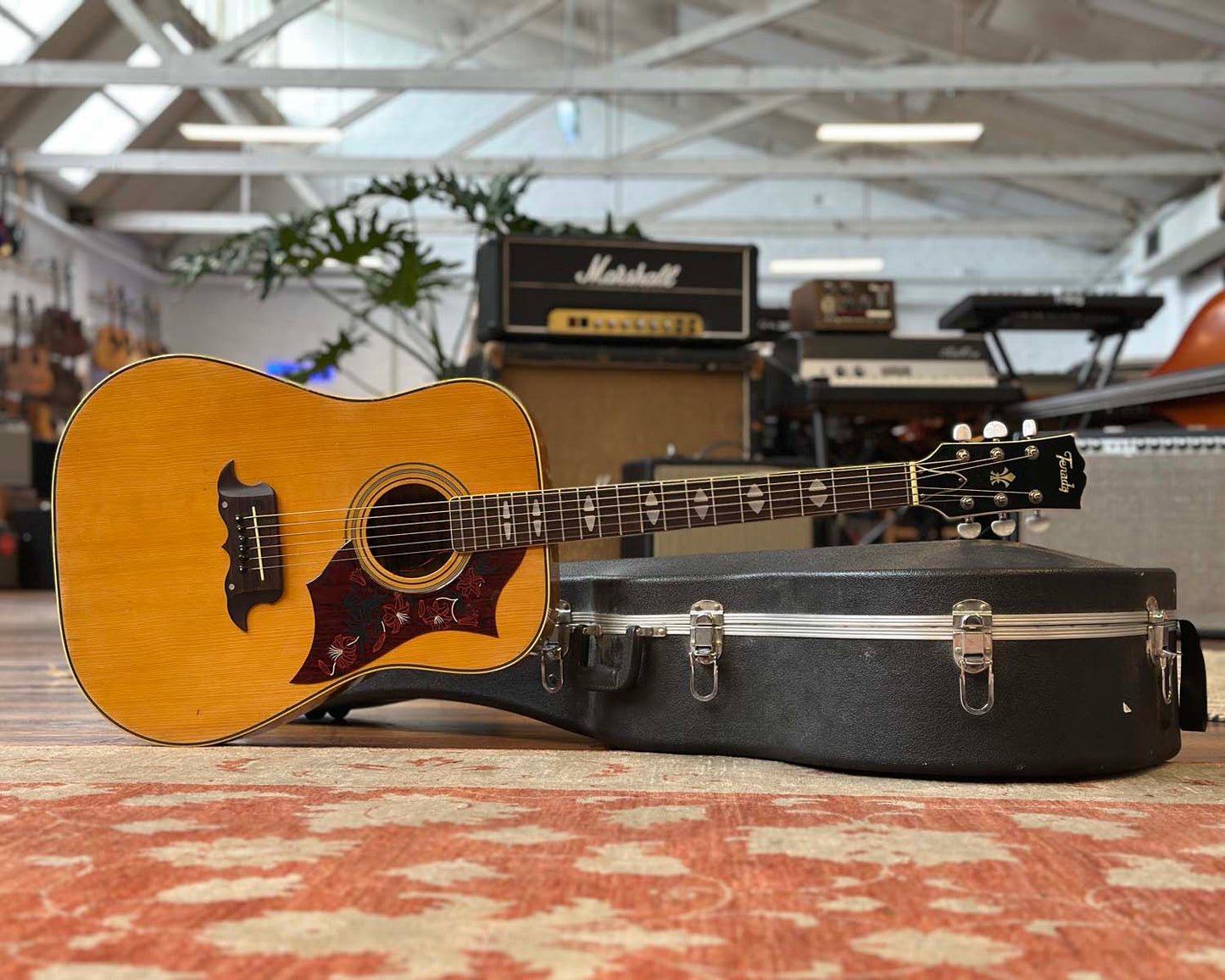 Terada GU 3563 Acoustic Electric Guitar w/ Piezo Pickup