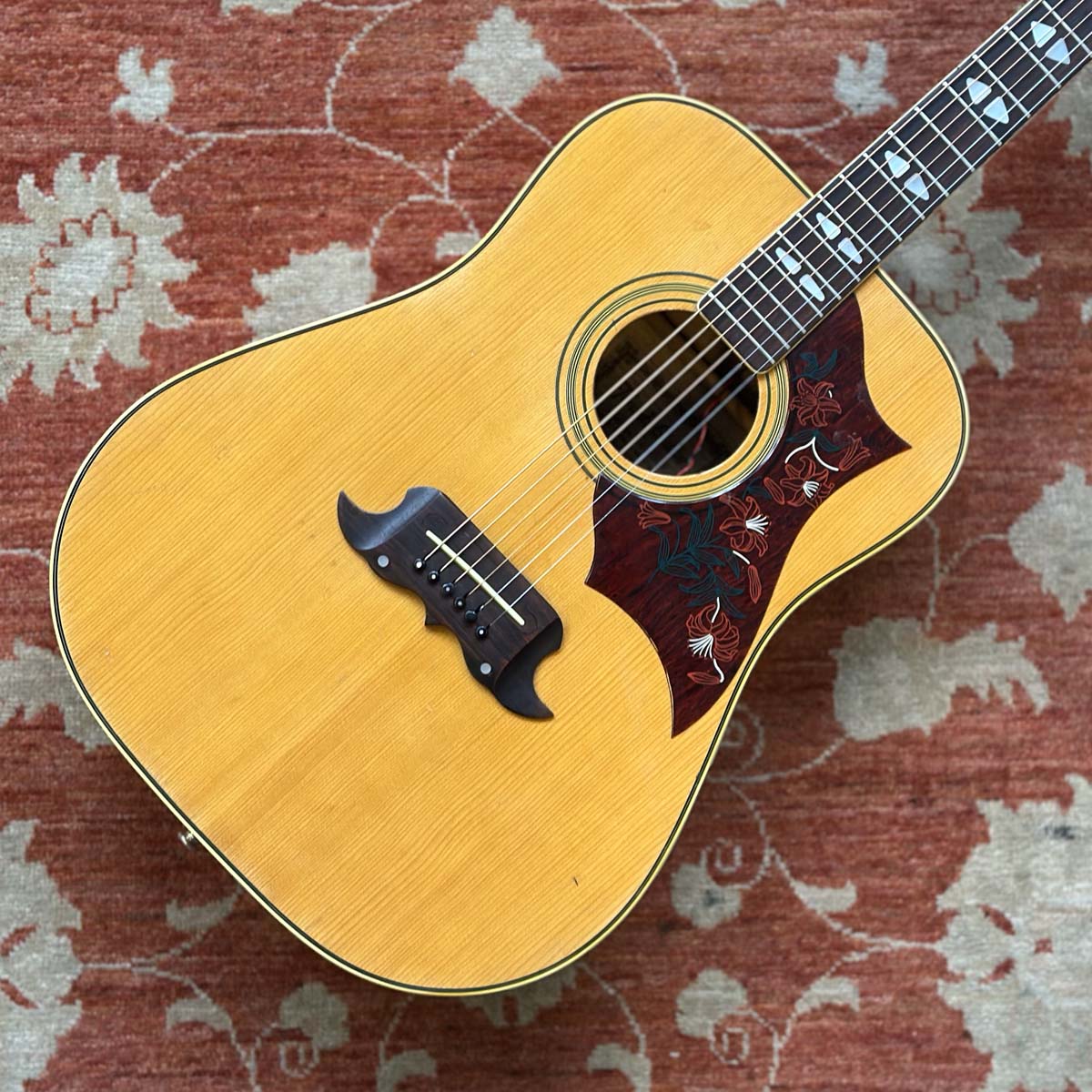 Terada GU 3563 Acoustic Electric Guitar w/ Piezo Pickup