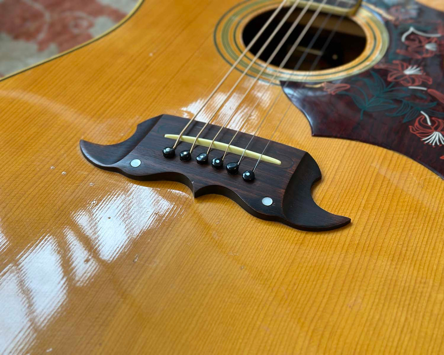 Terada GU 3563 Acoustic Electric Guitar w/ Piezo Pickup