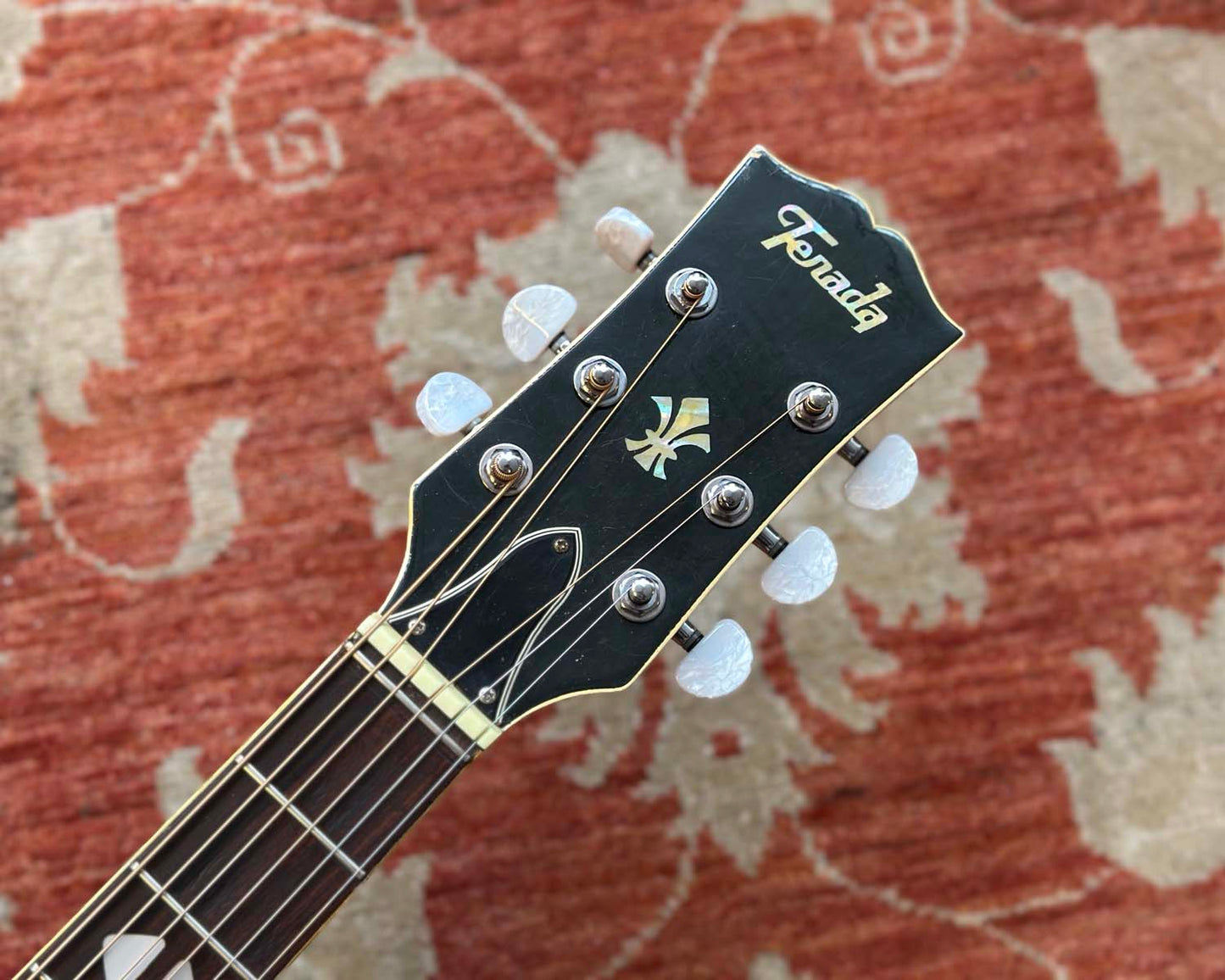 Terada GU 3563 Acoustic Electric Guitar w/ Piezo Pickup