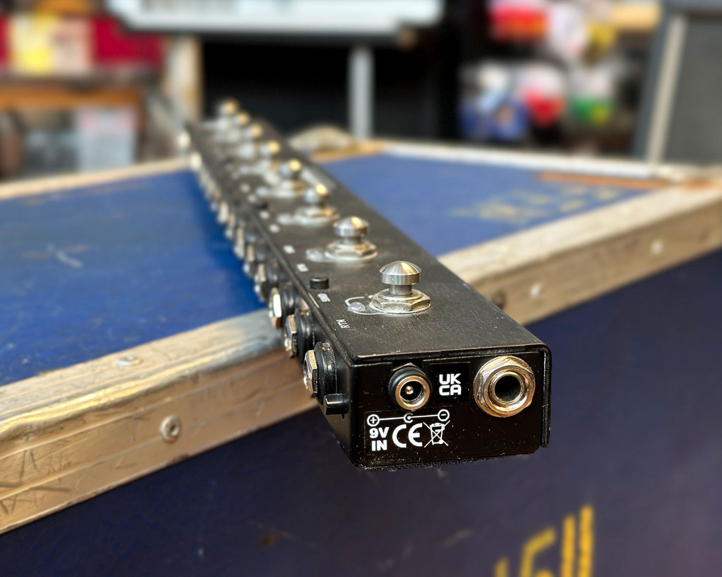 The GigRig QuarterMaster 8 Gold-Contact Relay Switching Pedal