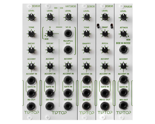 Tiptop Audio 808 Bundle - White