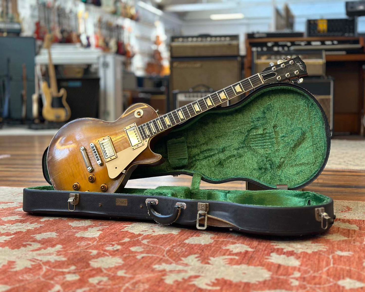 1980 Tokai Reborn Old - '58 Burst Lawsuit / LS-120 - Open Book Headstock w/ OHSC - Made in Japan (4.4kg)