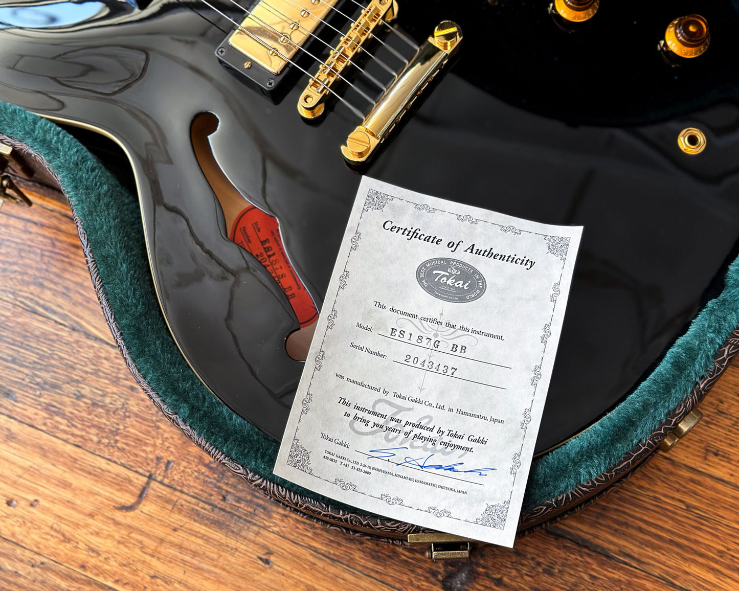 Tokai Vintage Series ES187G BB