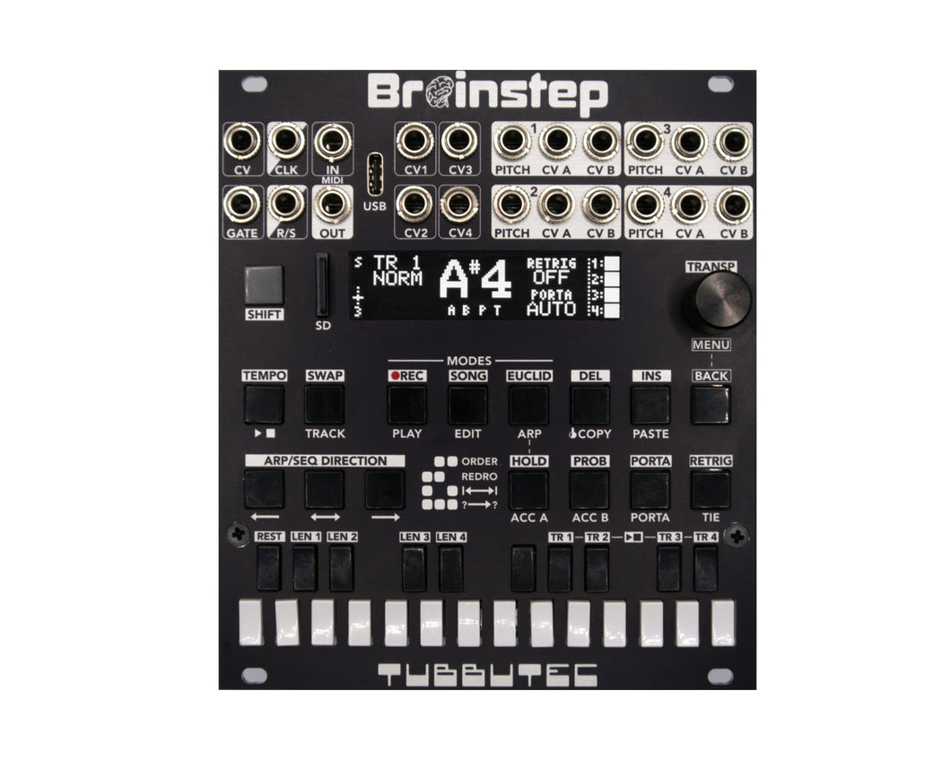 Tubbutec Brainstep Sequencing Brain Modulation Generator Sample Player - Black