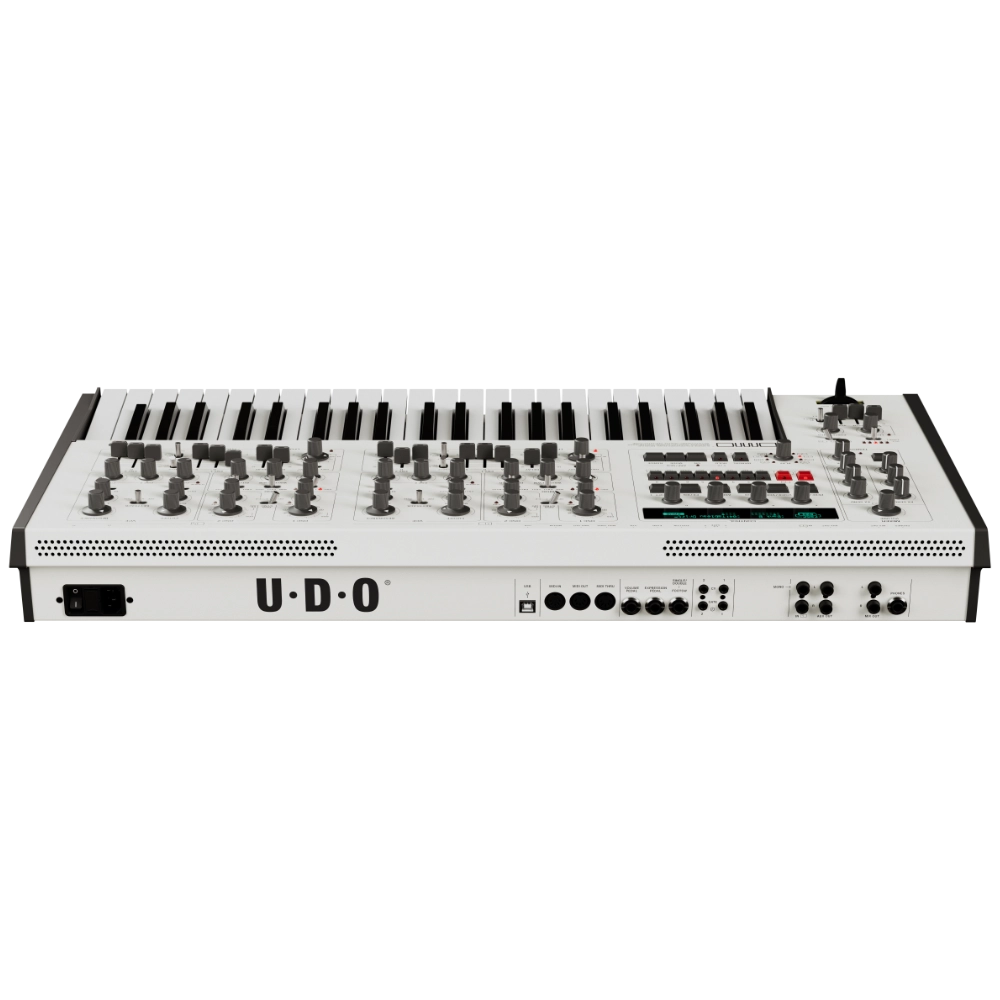 UDO DMNO 8-Voice Dual Timbre Synthesizer - White