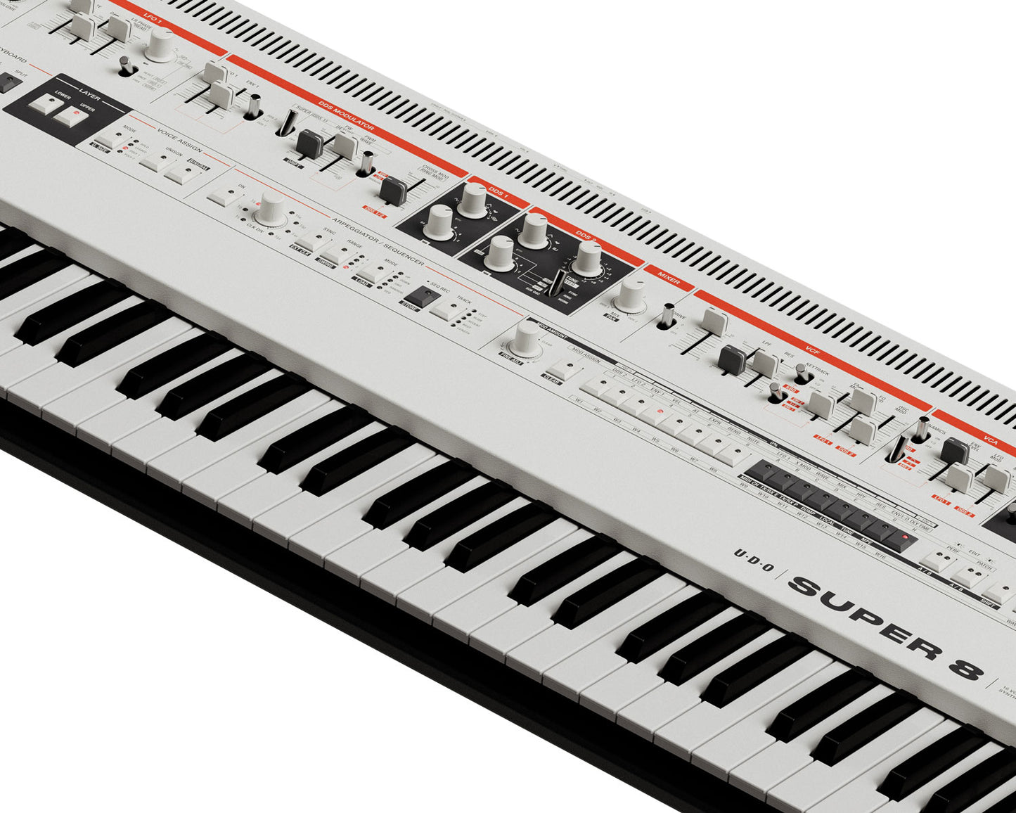 UDO Super 8 16-Voice Polyphonic Bi-Timbral Analogue-Hybrid Performance Synthesizer