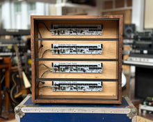 Load image into Gallery viewer, 12U Solid Walnut Powered Eurorack Case w/ Mungo Power
