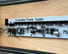 Load image into Gallery viewer, 12U Solid Walnut Powered Eurorack Case w/ Mungo Power
