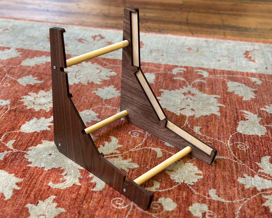 3-Tier Walnut Stand for Make Noise Desktop