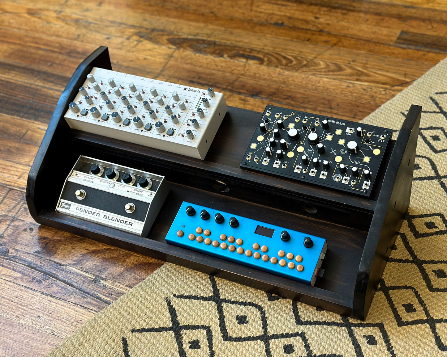 Custom Desktop Synth and Modular Stand