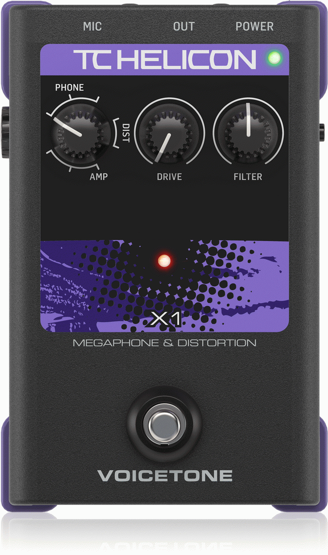 TC Helicon Voicetone X1 Megaphone & Distortion