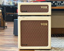 Load image into Gallery viewer, VOX AC15HTVH Hand Wired Anniversary Heritage Head &amp; matching V112HTV Cabinet Loaded with Blue AlNiCo Speaker
