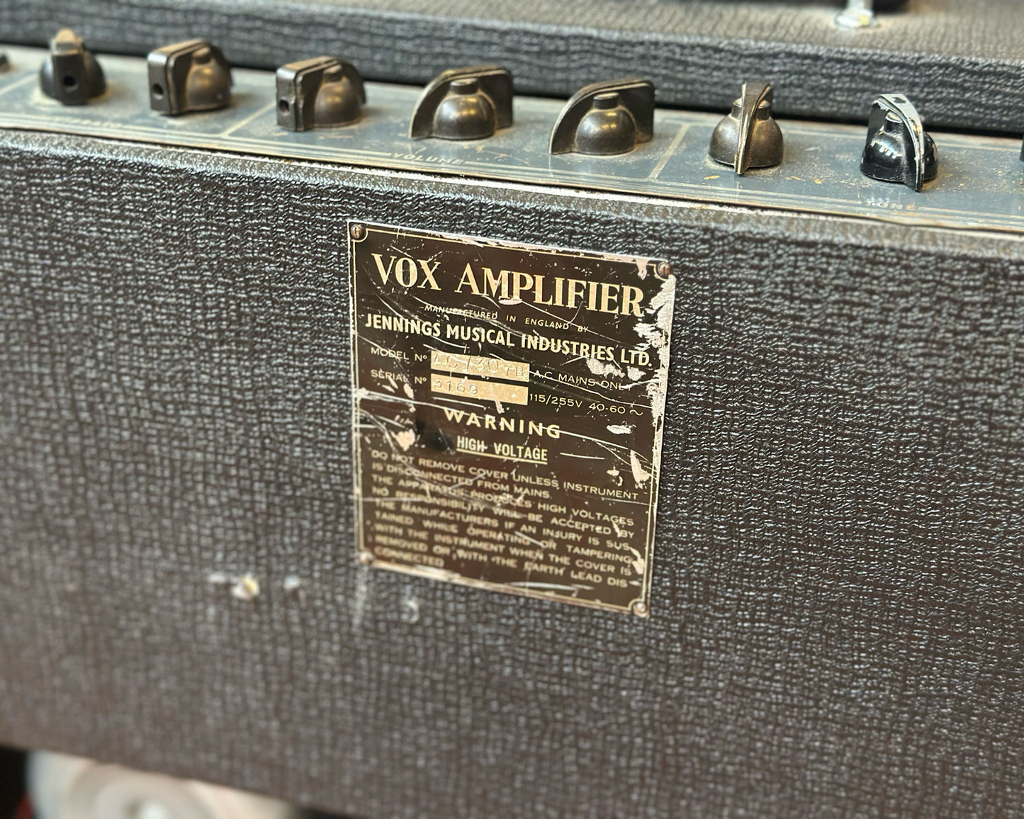 1967 VOX AC30 TB Top Boost 2x12" Valve Combo Amplifier
