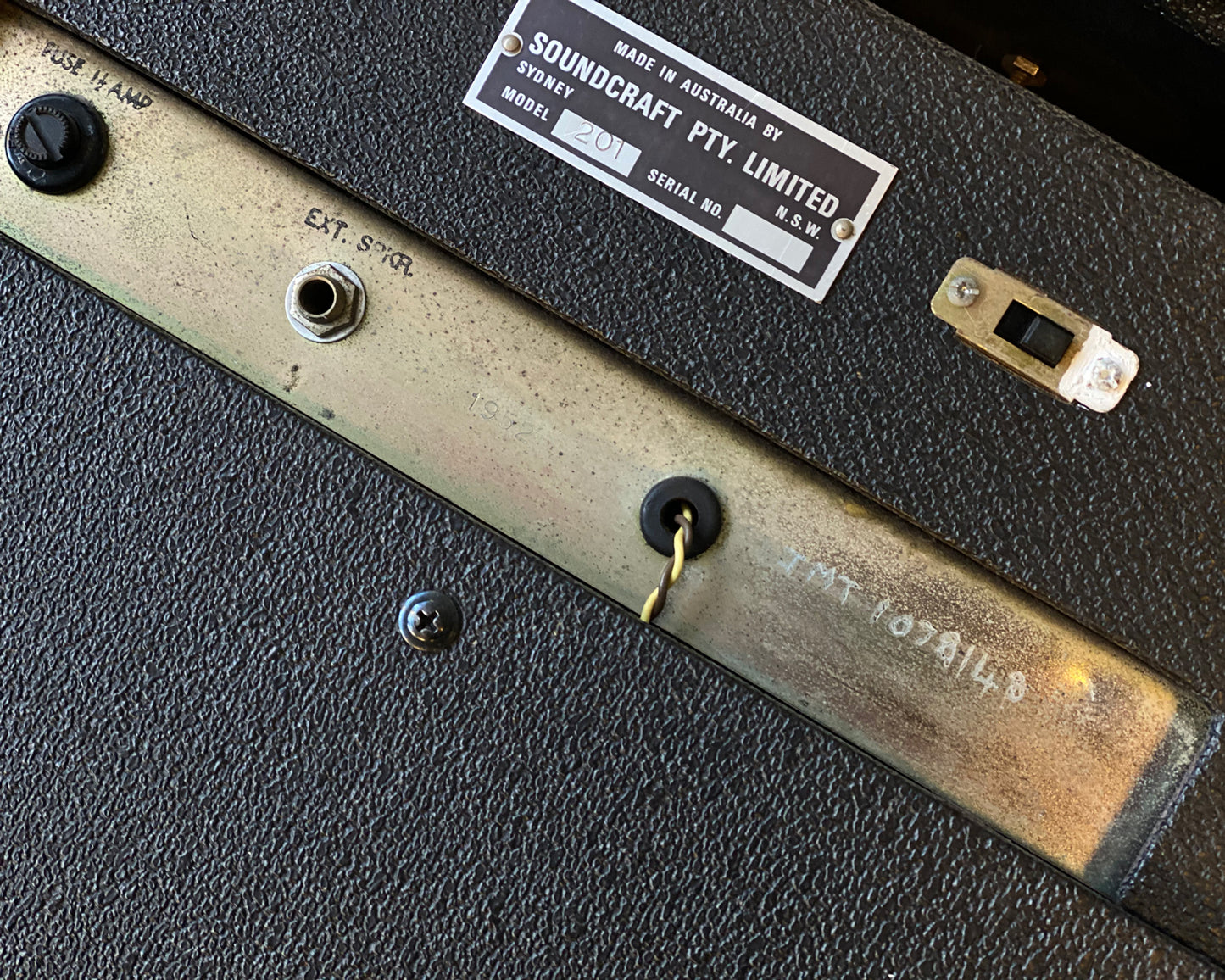 Vintage Vadis 201 1x12" Valve Combo Amplifier - Made in Australia