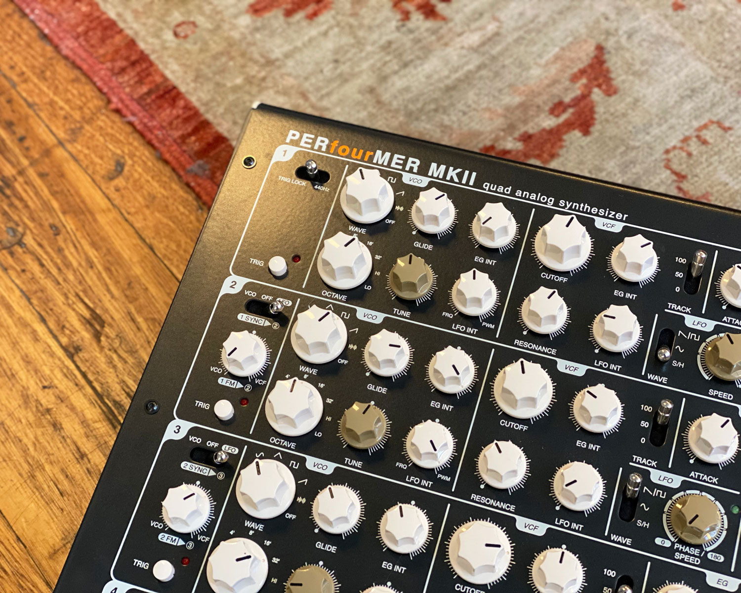 Vermona PerFourMer MkII Analogue Synthesiser with CV & Gate