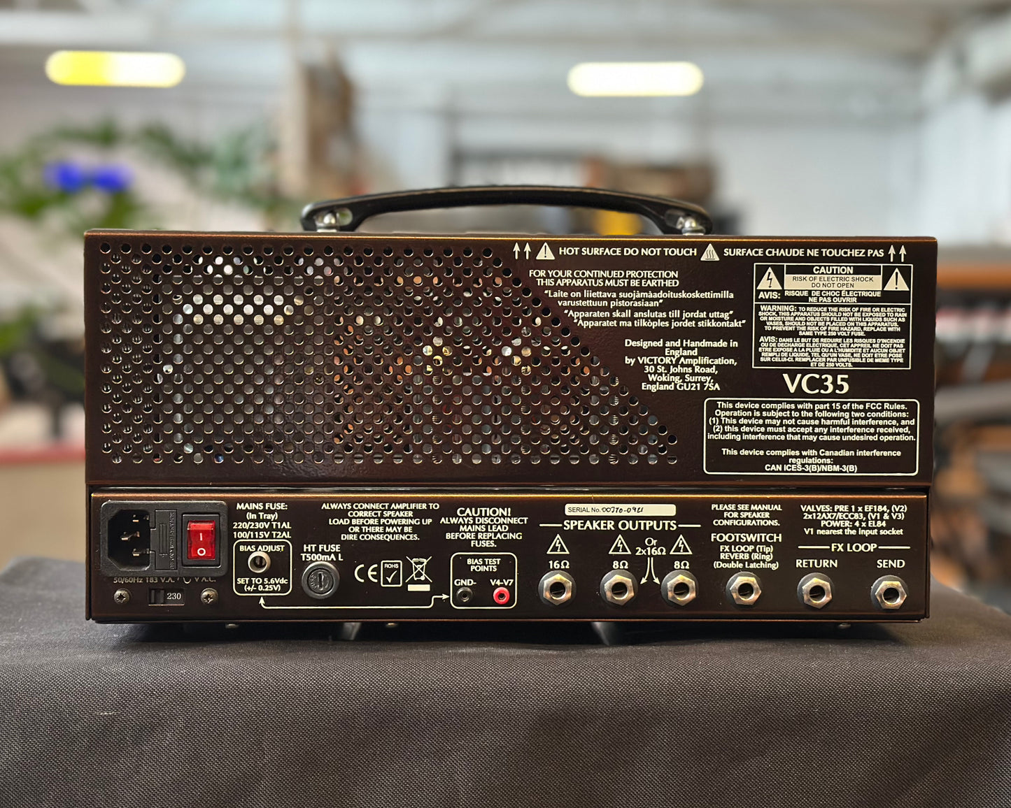 Victory VC35 "The Copper" Lunch Box Guitar Head