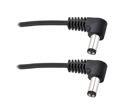 Voodoo Lab VLR24-2 Standard Polarity Cable 2 Pack - 2.1mm Right-Angle 24"