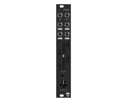 DivKid/Vostok Instruments Path Four-Channel Interpolating Analog Morphing Router for Audio & CV