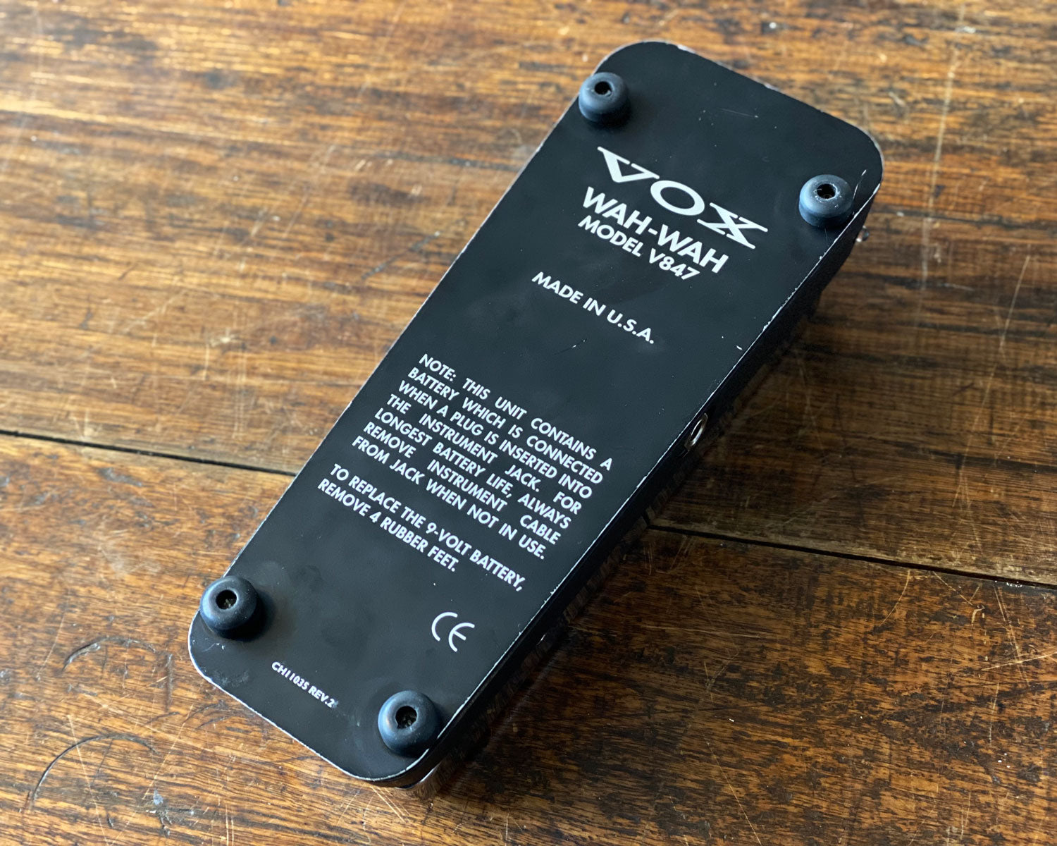 Wah2 type69 mod　VOX V847 VOX V847 Wah2 type 69 Mod - YouTube