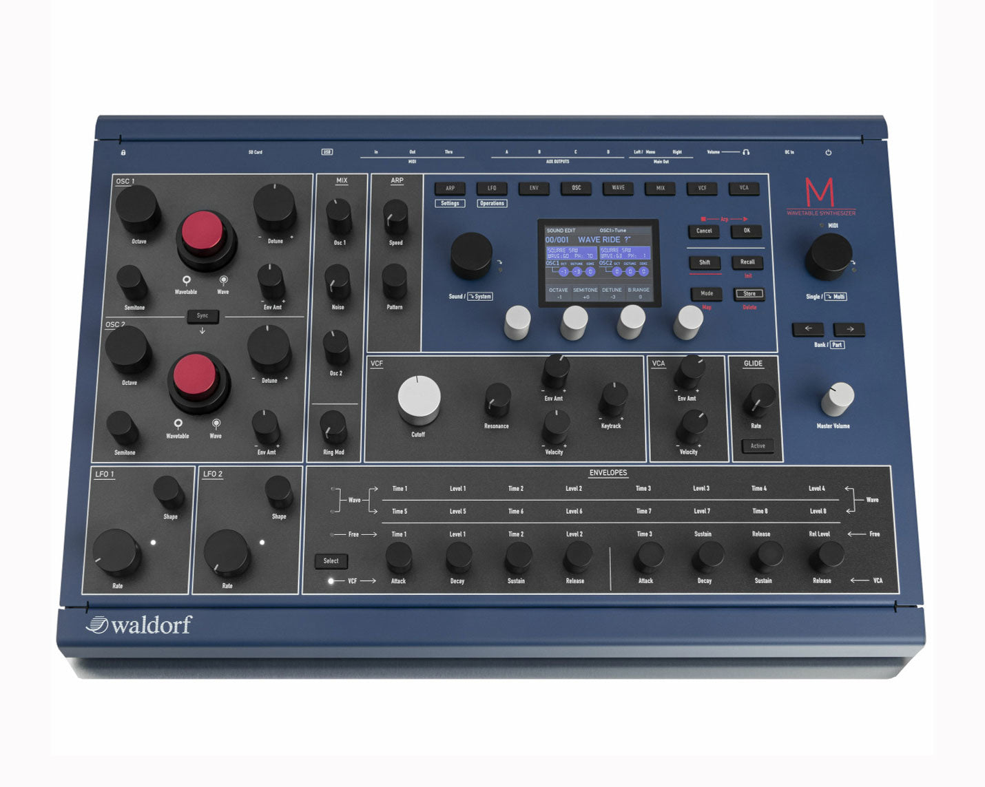 Waldorf M Desktop Synthesizer w/ Two Wavetable Oscillators