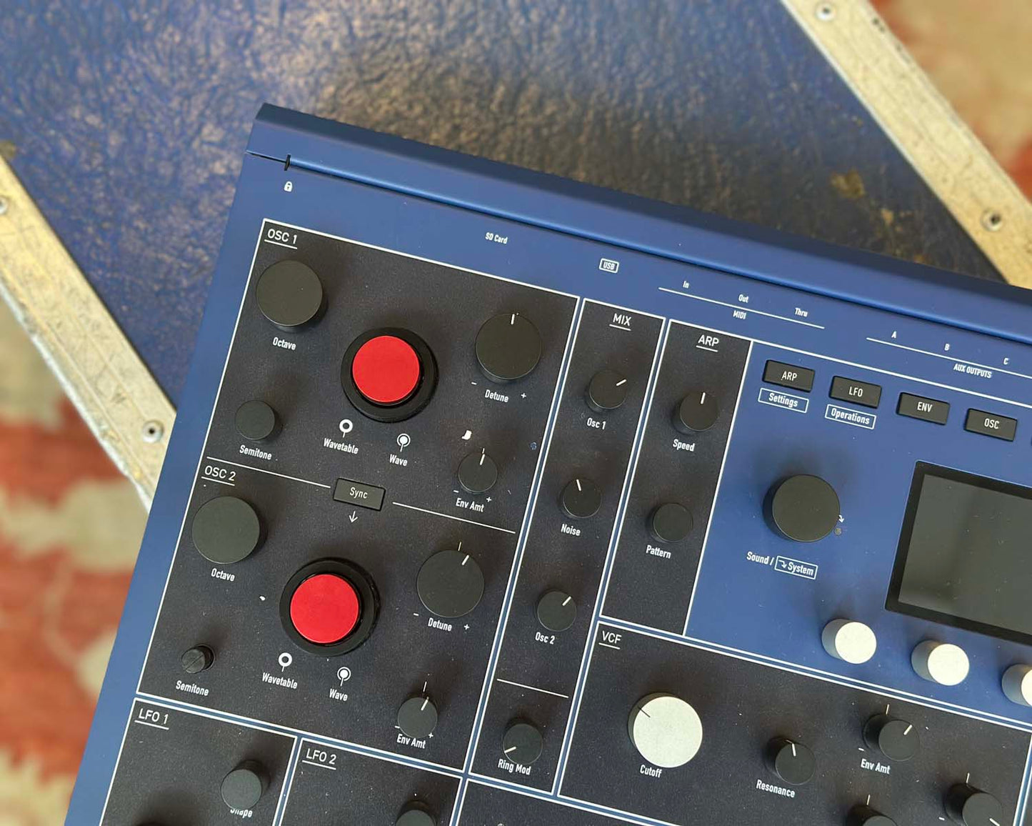 Waldorf M Desktop Synthesizer W/ Two Wavetable Oscillators