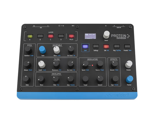 Waldorf Protein 8-Voice Polyphonic Wavetable Synthesiser