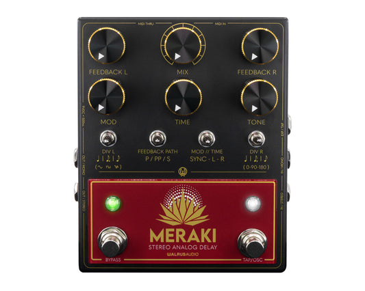 Walrus Audio Meraki: Stereo Analog Delay