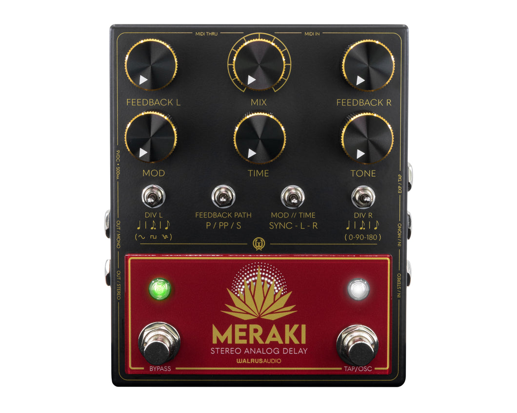 Walrus Audio Meraki: Stereo Analog Delay