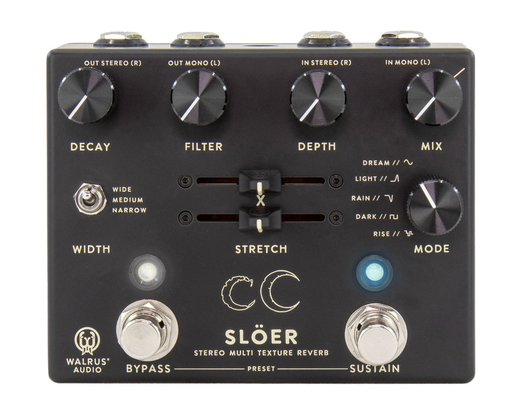 Walrus Audio SLÖER Stereo Ambient Reverb - Black