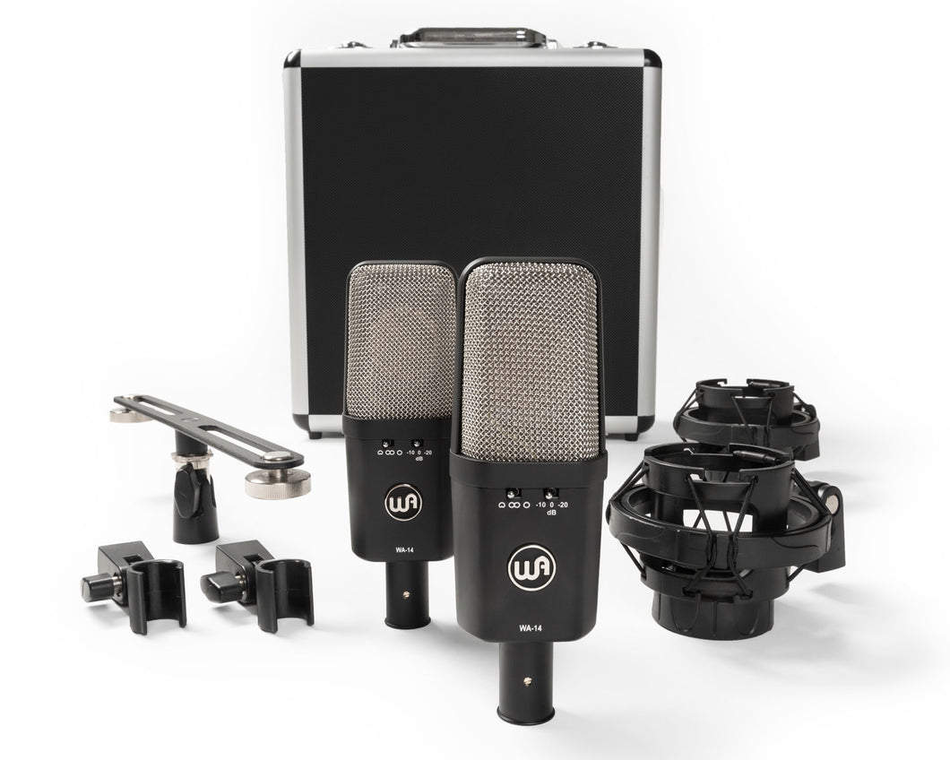 Warm Audio Stereo Pair - WA-14SP - Large Diaphragm Condenser Microphone