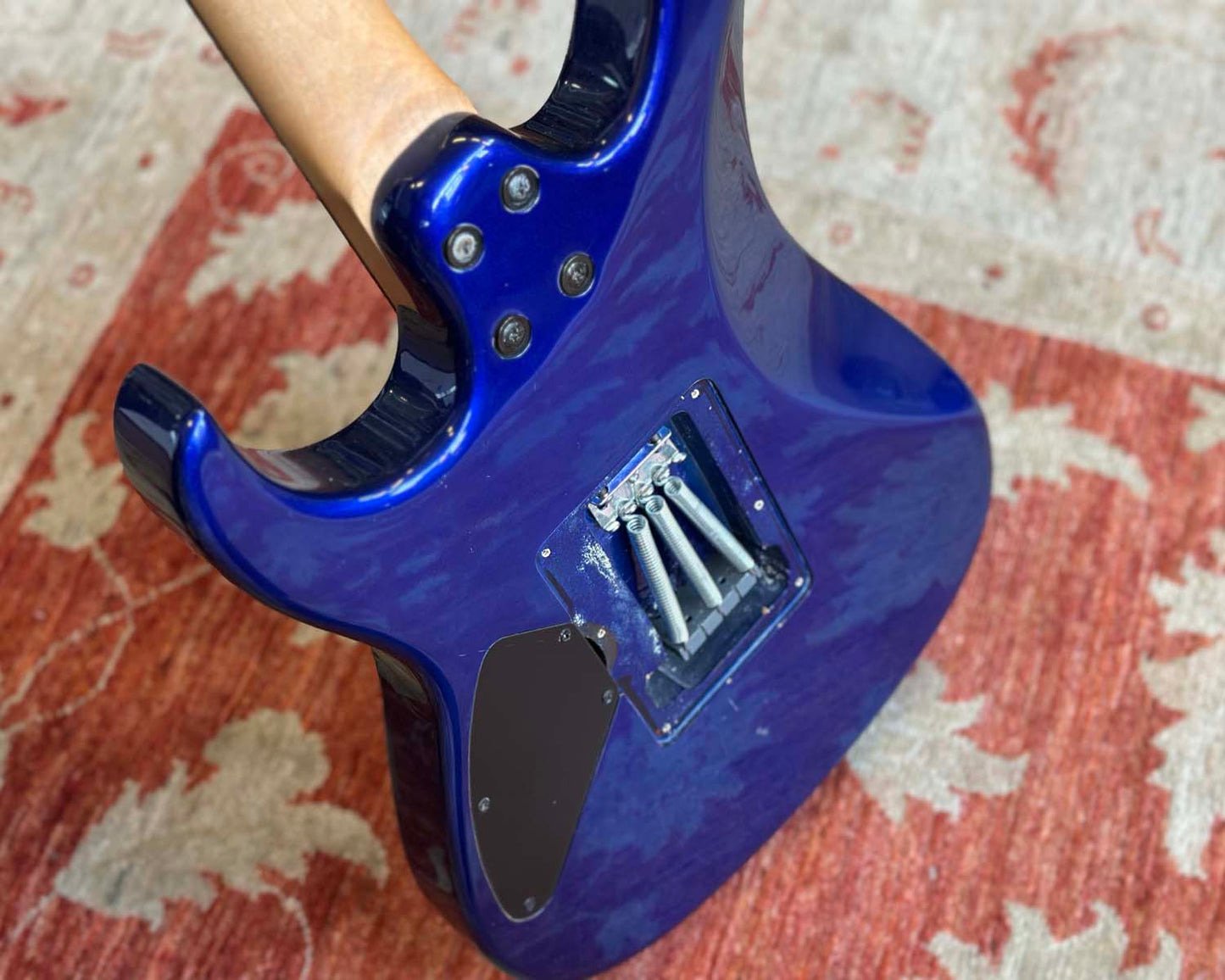 2000 Washburn WG-500 - Electric Blue w/ Licensed Floyd Rose Tremolo System
