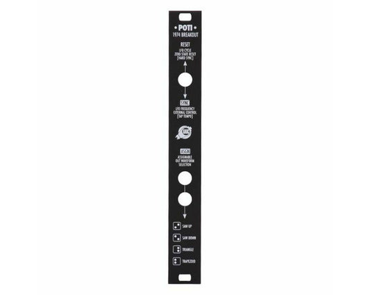 XAOC Devices POTI Replacement Panel - Black