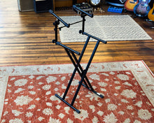 Load image into Gallery viewer, Xtreme KS166 Keyboard Stand w/ KSA7500 Second Tier Attachment
