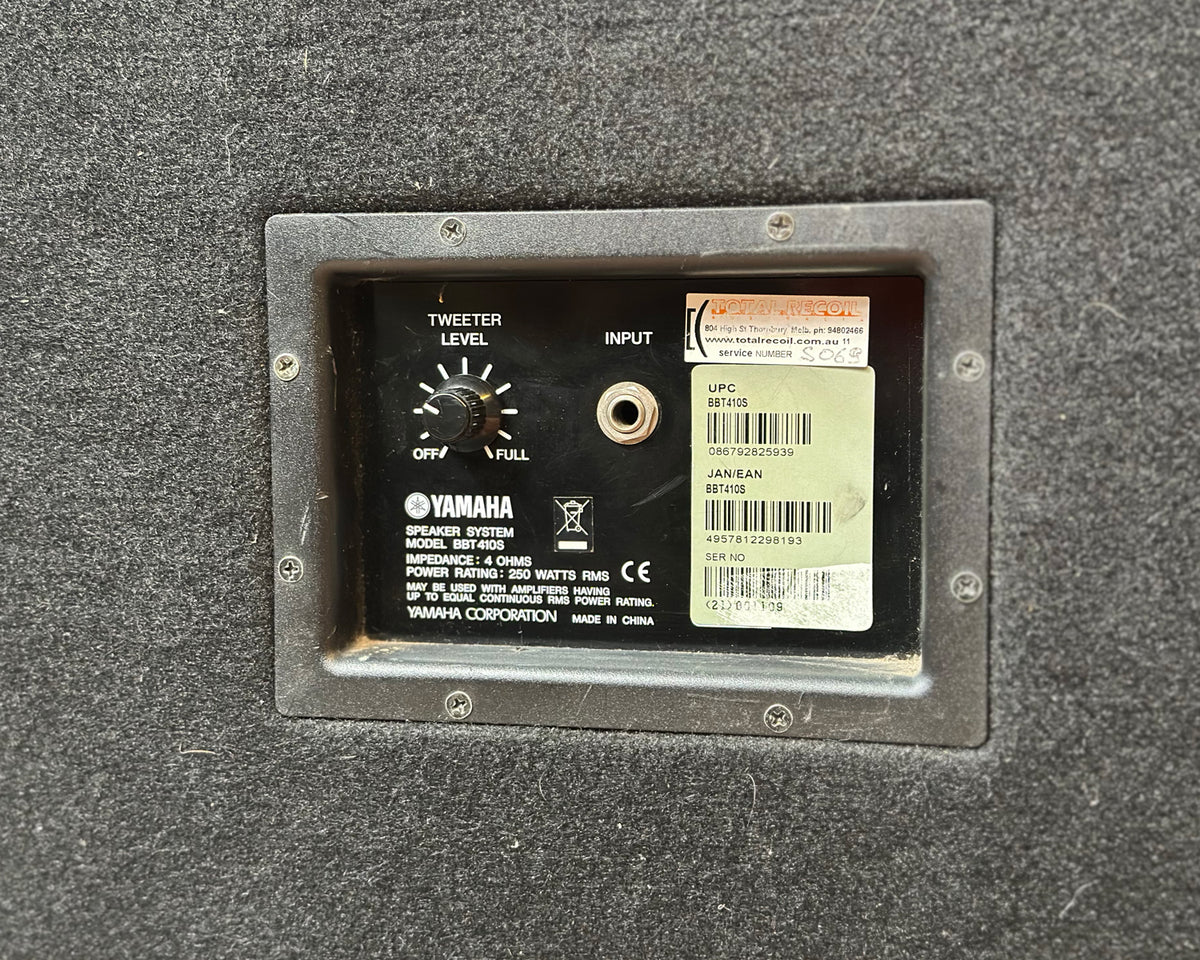 YAMAHA BBT410S 4x10 Bass Cabinet