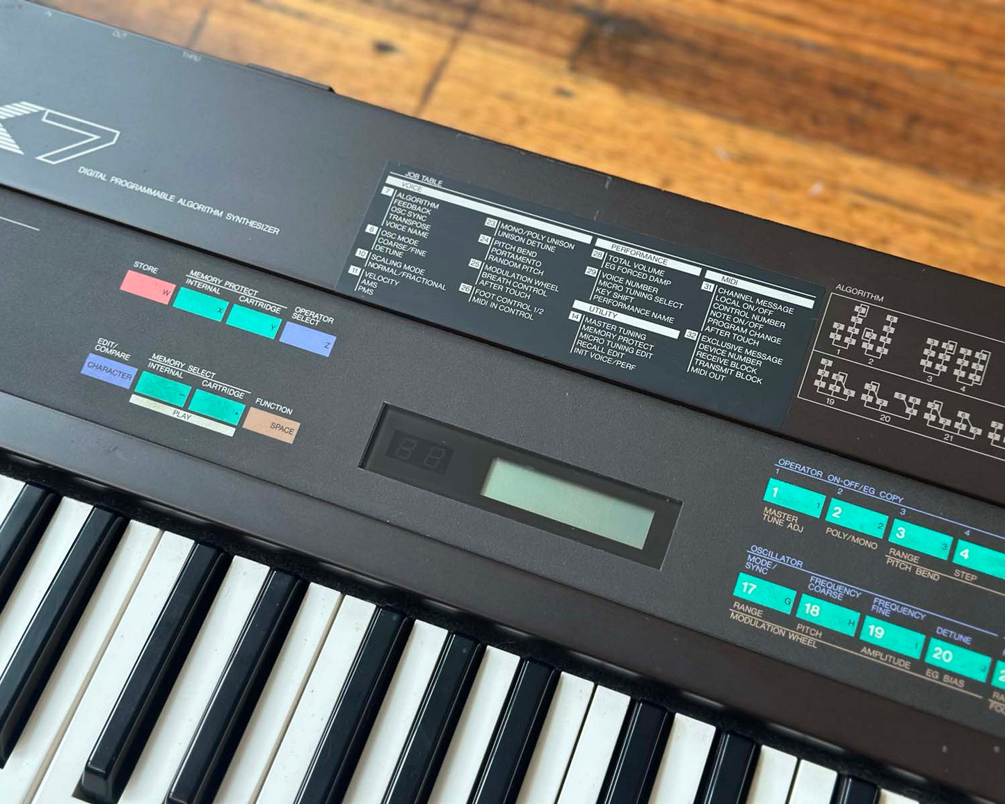 YAMAHA DX7 Digital Programmable Algorithm Synthesiser