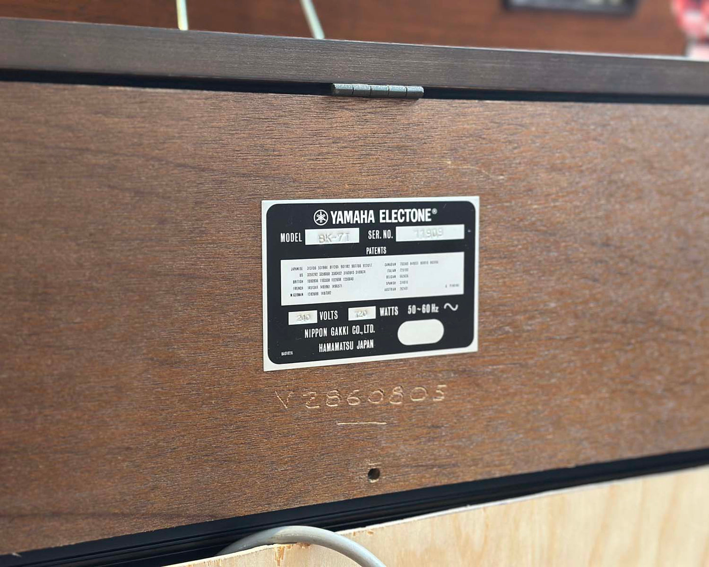YAMAHA Electone BK-7I